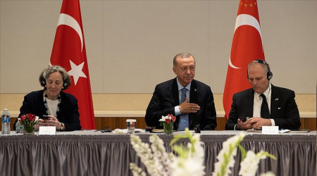Erdoğan Amerikan Yahudi Toplumu temsilcileriyle görüştü