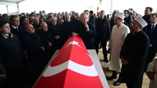 Erdoğan Gültekin'in cenaze törenine katıldı