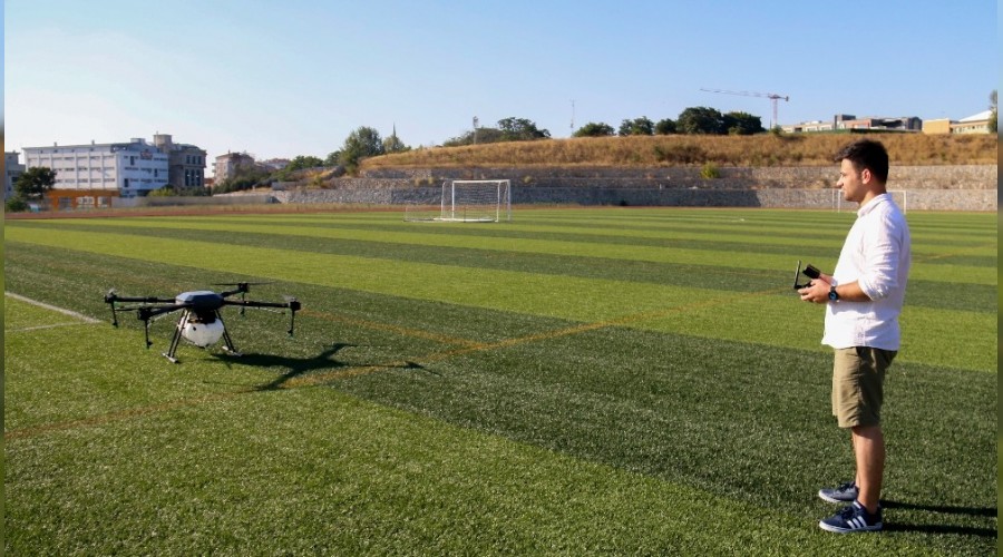Genç mühendis yerli tarımsal drone tasarladı