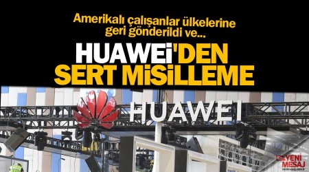 Huawei'den sert misilleme