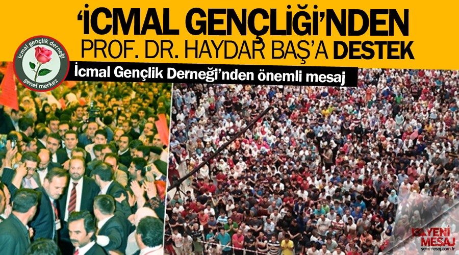 cmal Genliinden Prof. Dr. Haydar Baa destek