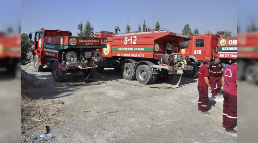 İskenderun'daki orman yangını kontrol altına alındı