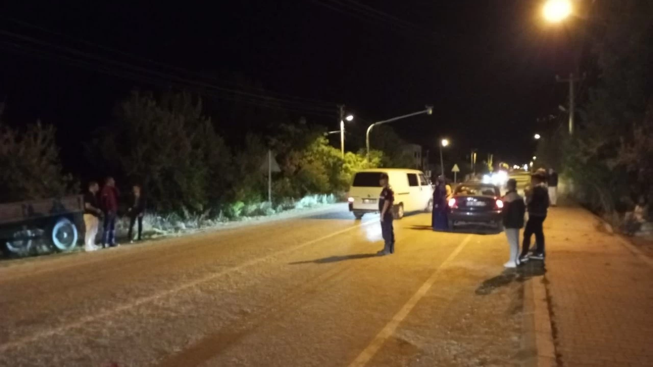 Isparta'da otomobil yayalara arpt: 1 l, 1 yaral