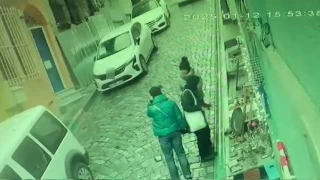 stanbul'da yokutan kayan otomobil kadn ezdin