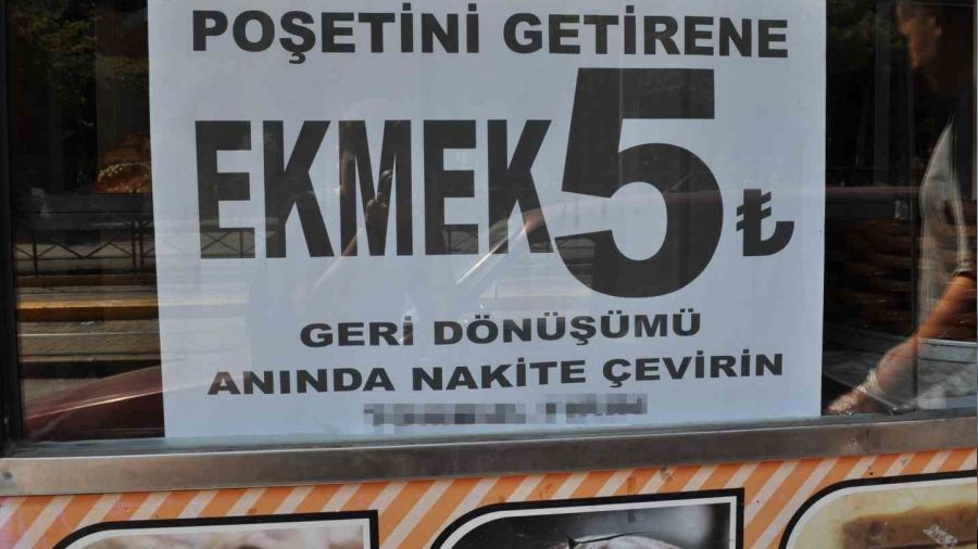 Poetini getirene ekmek 7 lira yerine 5 lira