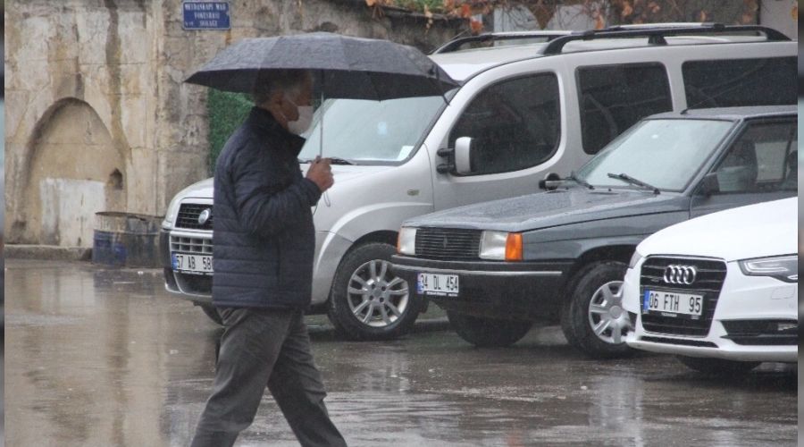 Sinop'ta beklenen yağışlar başladı