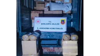 Siverek'te 3 tonun üzerinde kıyılmış tütün ele geçirildi