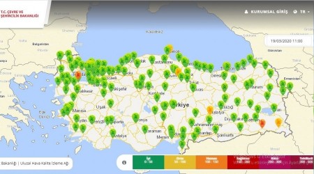 Sokağa çıkmadık hava temizlendi