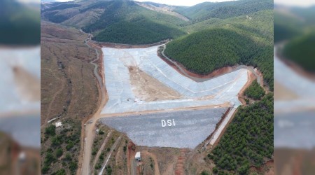 Tavas Seki'de membran kaplama çalışmaları tamamlandı