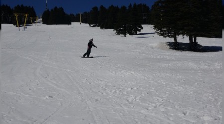 Uludağ'da kar var, tatilci yok