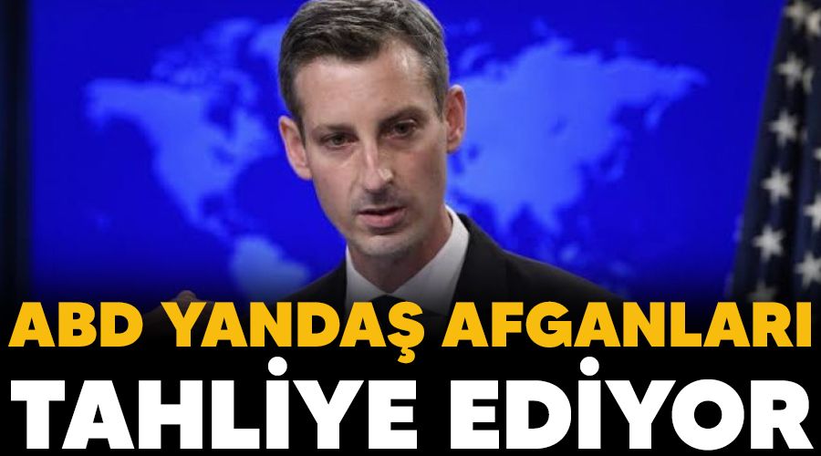 ABD, yanda Afganlar tahliye ediyor