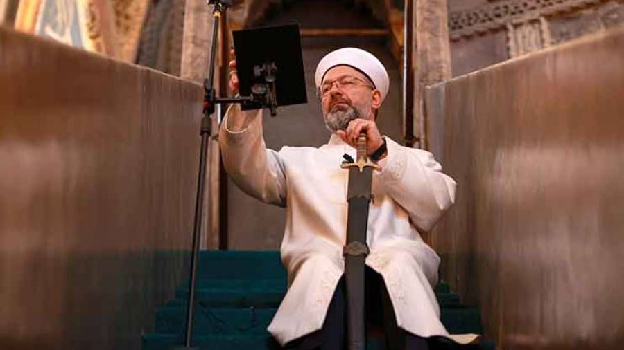 Ali Erbaş 100. yıl mesajında Atatürk'ü andı!