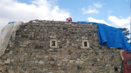 Alucra'daki tarihi kilisede restore çalışmaları yeniden başladı