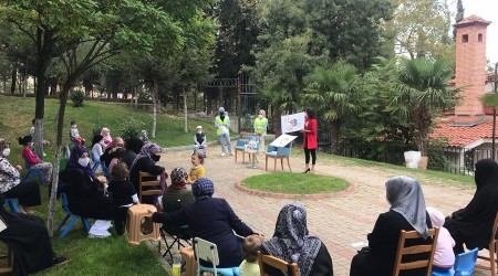 Anne ve çocuklara hastalıktan korunma eğitimi