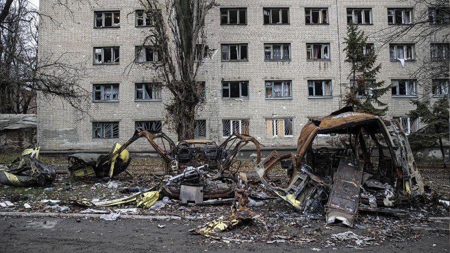 Bahmut yerle bir oldu