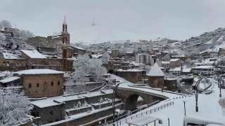 Bitlis'te karla gelen gzellik