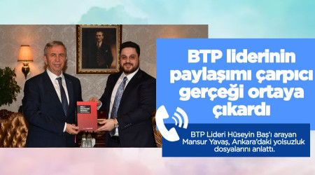 BTP liderinin paylam arpc gerei ortaya kard 