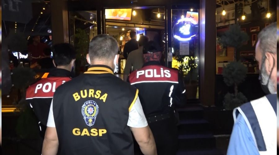 Bursa'da 300 polisle ''Drone Destekli'' asayiş uygulaması