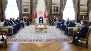 Cumhurbakan Erdoan, Hamas heyetini kabul etti  