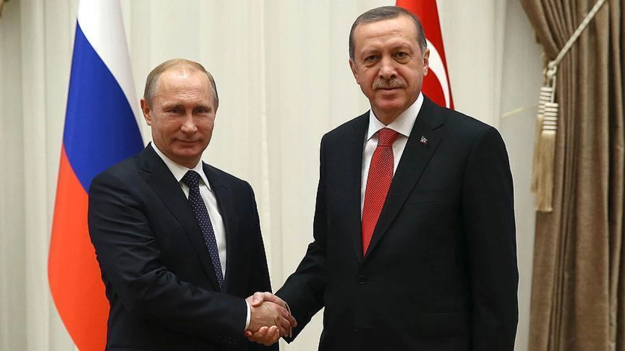 Cumhurbakan Erdoan, Rusya Devlet Bakan Putin ile grt