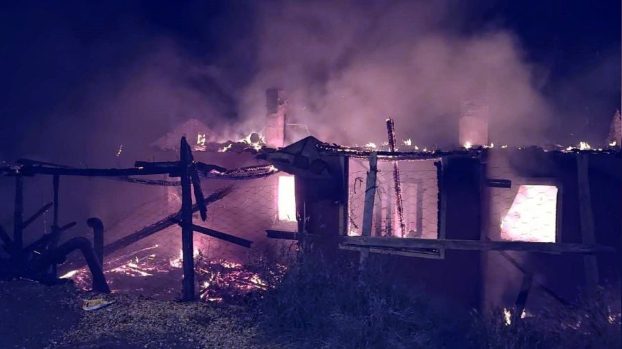 Dodurga'da yangın: 1 ölü 1 yaralı