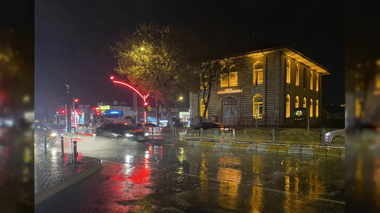 Edirne'de sağanak etkili oldu