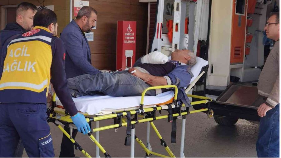 Elini makineye kaptıran işçinin parmakları koptu