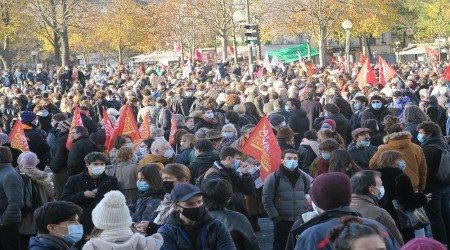 Fransa'da 'kresel gvenlik' yasas protestolar