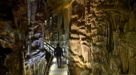 Gümüşhane'nin yeraltı sarayı ziyarete açıldı