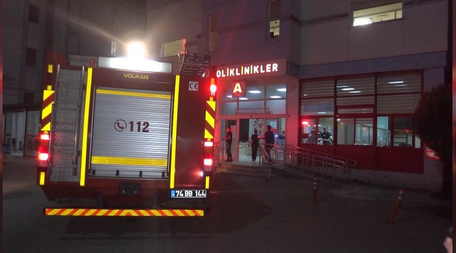 Hastanede yangın paniği yaşandı