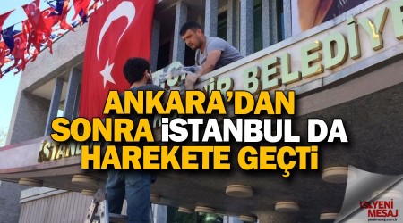 İBB binasına TC ibaresi eklendi