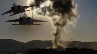 Suriye yol geçen hanına döndü::İngiltere ve Fransa'dan ortak hava saldırısı