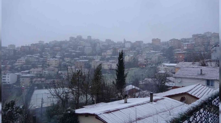 İstanbul Anadolu Yakası'nda kar yağışı etkili oldu