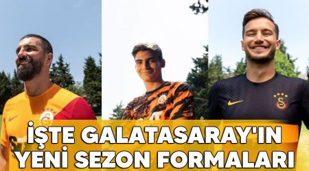 İşte Galatasaray'ın yeni sezon formaları