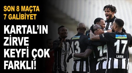 Kartal’ın zirve keyfi çok farklı