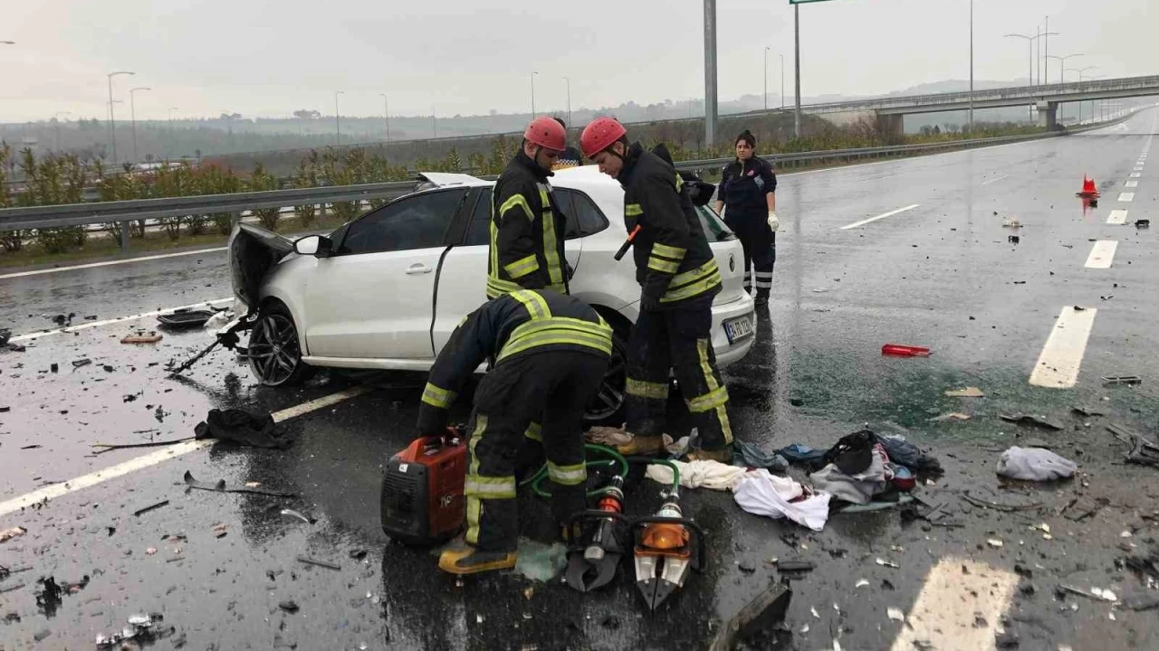 Krkaa'ta trafik kazas: lenler var