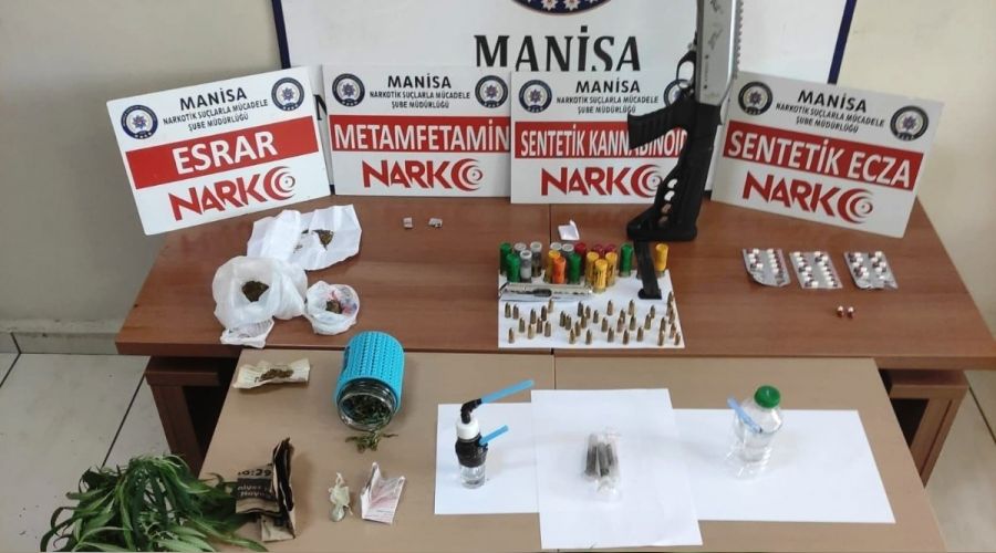 Manisa'da uyuşturucu operasyonu