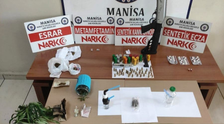 Manisa'da uyuşturucu operasyonu
