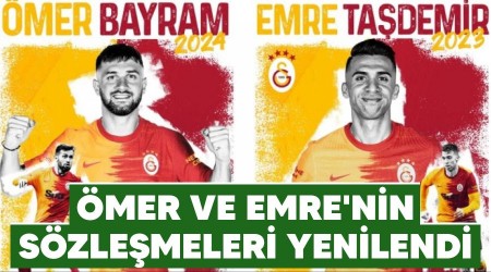 Ömer ve Emre'nin sözleşmeleri yenilendi