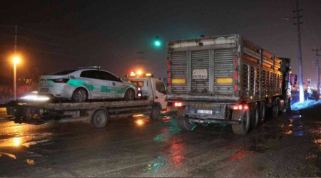 Polisin 'dur' ihtarına uymadı