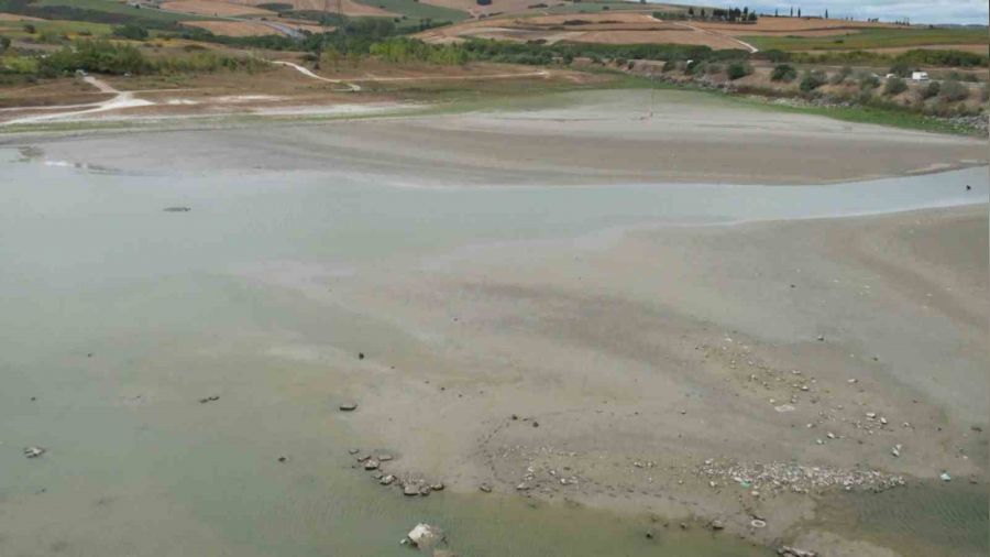 Sazlbosna Baraj son 9 yln en dk seviyesinde