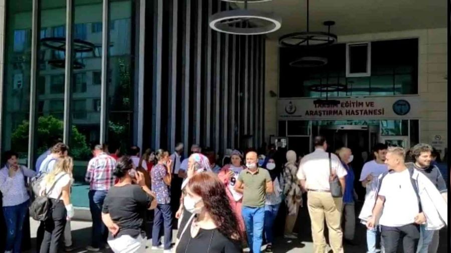 Taksim Eğitim ve Araştırma Hastanesi'nde yangın