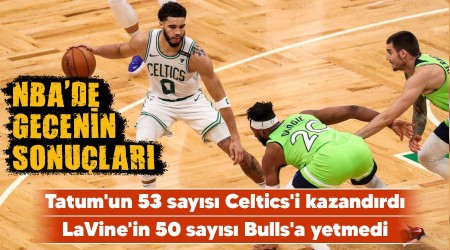 Tatum'un 53 sayısı Celtics'i kazandırdı