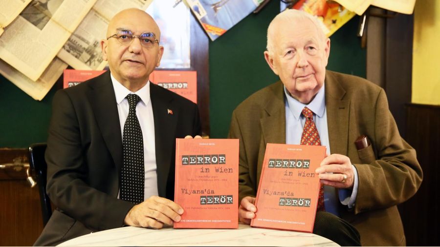 Viyana'da Ermeni teröristlerin saldırılarını anlatan kitap tanıtıldı