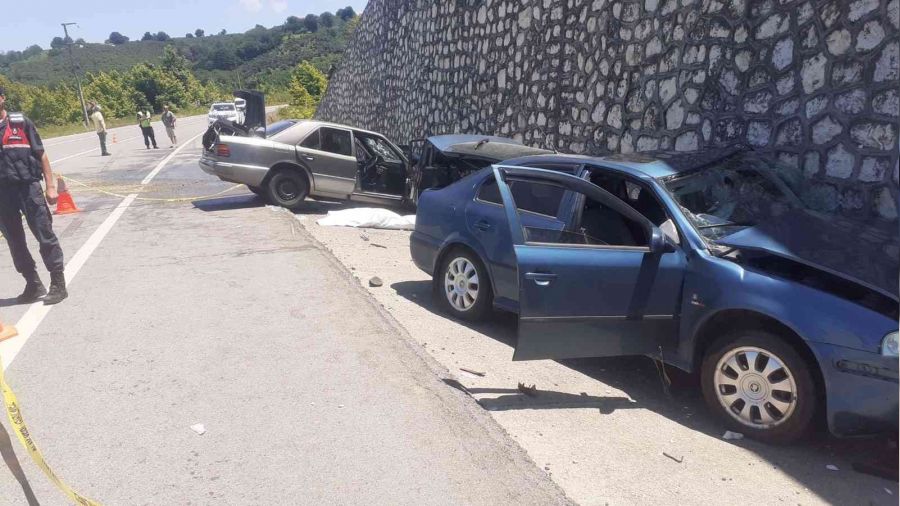 Akçakoca'da kaza: 1 ölü, 6 yaralı