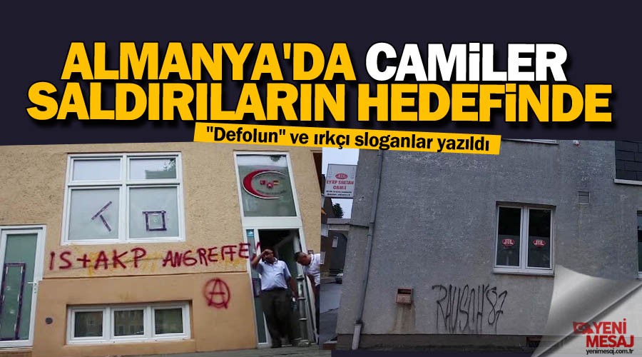 Almanya'da camiler saldırıların hedefinde
