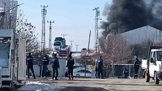 Ankara'da geri dönüşüm fabrikasında yangın