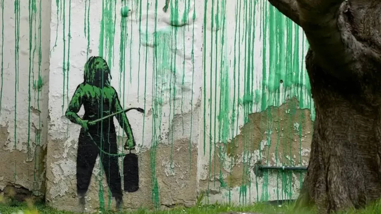 Banksy bu kez Londra'da ortaya çıktı