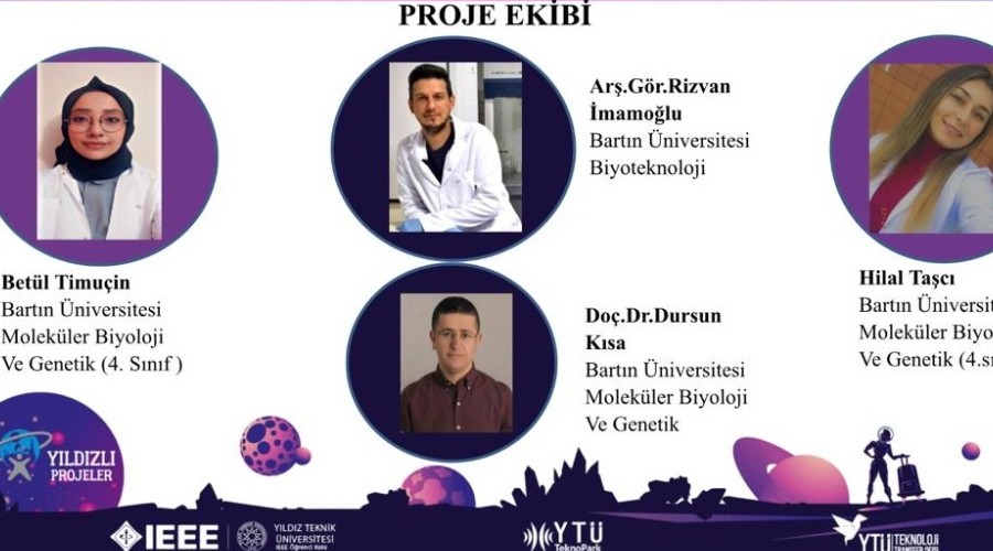 Bartın Üniversitesi öğrencilerinin projesi 'Yıldızlı Projeler' arasında