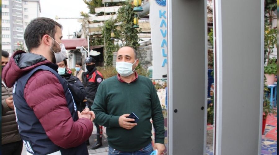 Başkent'te korona virüs denetimi
